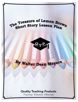 Preview of The Treasure of Lemon Brown Lesson Plan, Worksheets, Questions w/ Key
