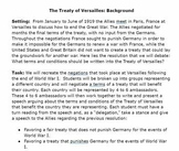 The Treaty of Versailles Simulation