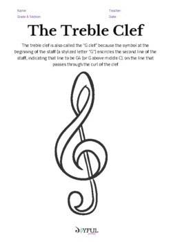 Preview of The Treble Clef