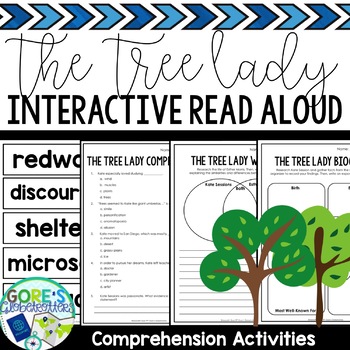 Preview of The Tree Lady Read Aloud Activities and Worksheets