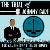 The Trial of Johnny Cade - Text Evidence Sort - Condensed 