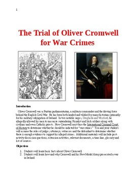 Preview of The Trial of Oliver Cromwell