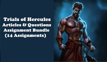 Preview of The Trials of Hercules Assignment Bundle (14 WORD Assignments)