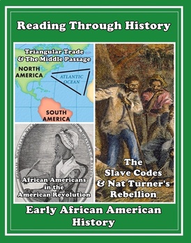 Preview of The Triangular Trade and Middle Passage, AA in the Revolution, and Nat Turner