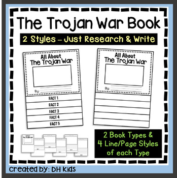 Preview of The Trojan War, Greek Mythology Research, Stories from Ancient Greece