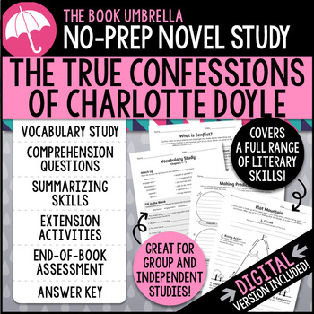 Preview of The True Confessions of Charlotte Doyle Novel Study { Print & Digital }