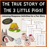 The True Story of the Three Little Pigs Writing Worksheets