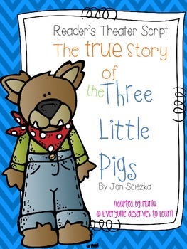 Preview of The True Story of the Three Little Pigs