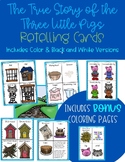 The True Story of the Three Little Pigs Retelling Cards & 