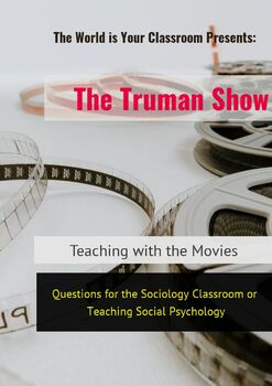 Preview of The Truman Show Movie Questions for Sociology