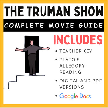 Preview of The Truman Show (1998) and Plato's Allegory of the Cave: Common Core Aligned