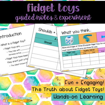 Preview of The Truth about Fidget Toys: Guided Notes & Experiment
