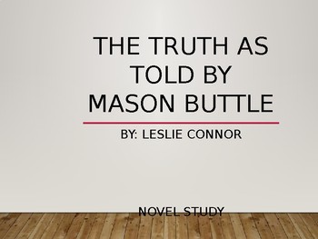 Preview of The Truth as Told by Mason Buttle