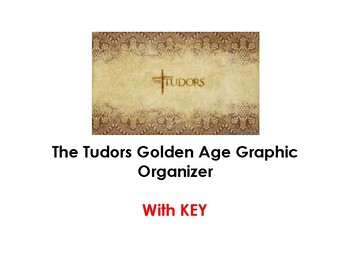 Preview of The Tudor Golden Age Graphic Organizer with KEY