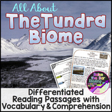 Biomes: The Tundra Reading Passages (3 levels), Vocabulary