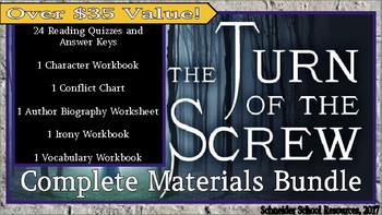 Preview of The Turn of the Screw: Complete Materials Bundle