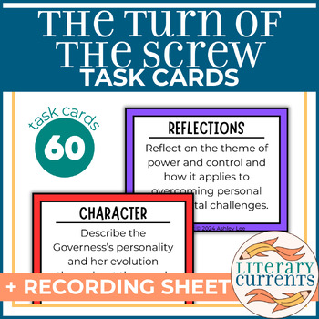 Preview of The Turn of the Screw | James | Analysis Task Cards | AP Lit HS ELA