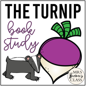 Preview of The Turnip by Jan Brett | Book Study Activities