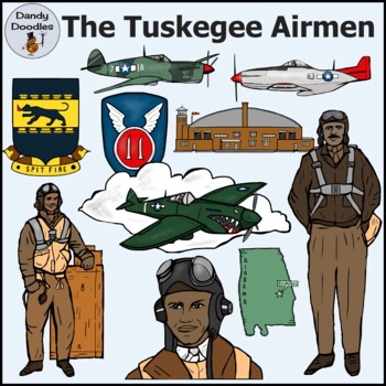 Preview of The Tuskegee Airmen Clip Art