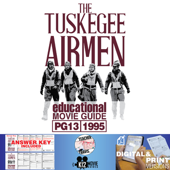 Preview of The Tuskegee Airmen Movie Guide | Questions | Worksheet (PG13 - 1995)
