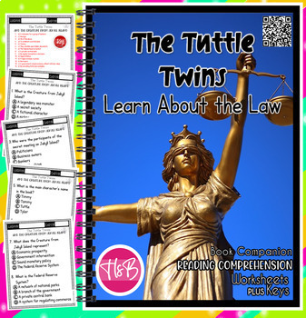 Preview of The Tuttle Twins Learn About the Law| Book Questions | Connor Boyack | Reading
