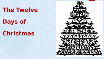 Preview of The Twelve Days of Christmas PowerPoint