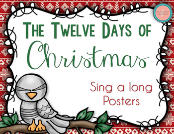 Preview of The Twelve Days of Christmas Sing A Long Posters
