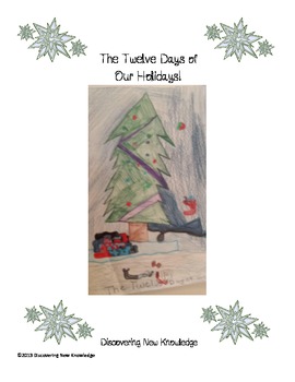 Preview of The Twelve Days of Our Holiday student created books