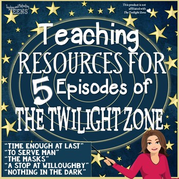 Preview of The Twilight Zone 5 Lesson Bundle | Science Fiction and Horror