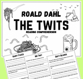 The Twits, Roald Dahl: Reading Comprehension questions booklet