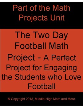 2022 NFL Fantasy Football - Math Project - Differentiated for 2nd - 5th  Grade