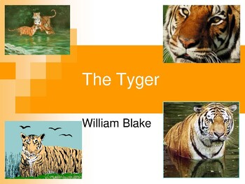 Preview of The Tyger / By William Blake / A Reading Guide