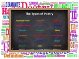 The Types of Poetry PowerPoint & Organizers
