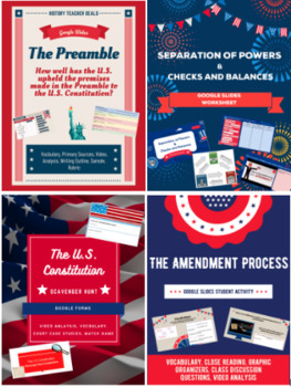 Preview of The U.S. Constitution - Google Bundle