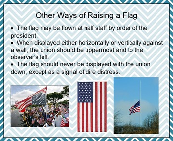 The U.S. Flag and Flag Etiquette by Mrs Urbans Workshop | TpT