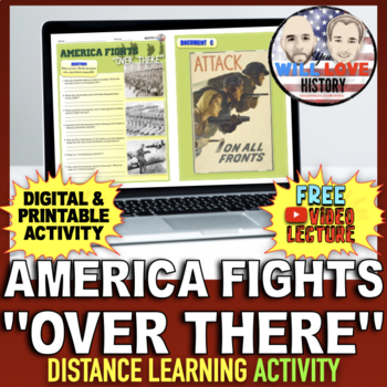 Preview of The U.S. in WWI | America Fights "Over There" | Digital Learning Gallery Walk
