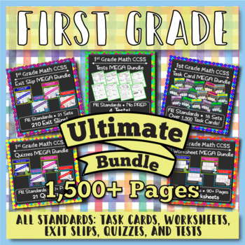 Preview of The ULTIMATE 1st Grade Math Curriculum Bundle