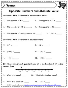 The ULTIMATE 6th Grade Math TEKS Worksheets Bundle ⭐ STAAR Practice