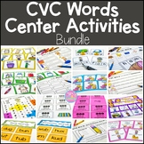 Year Long CVC Word Centers Bundle