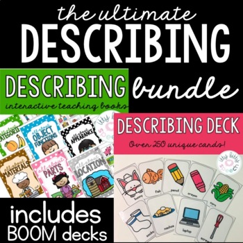 Preview of The ULTIMATE Describing Bundle for Speech Therapy (includes BOOM™ Decks)