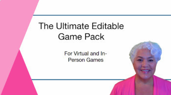 Preview of The ULTIMATE EDITABLE Game Pack for Virtual and Printable Games