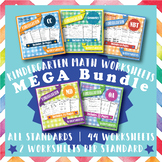 The ULTIMATE Kindergarten Math Worksheets Bundle