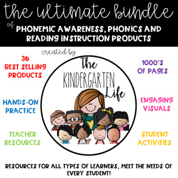 Preview of The ULTIMATE! Literacy Bundle for Kindergarten