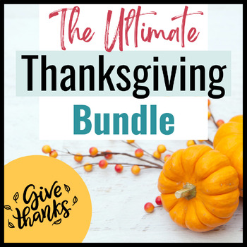 Preview of The ULTIMATE MEGA Thanksgiving Bundle for Secondary Students