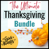 The ULTIMATE MEGA Thanksgiving Bundle for Secondary Students