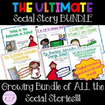 Preview of The ULTIMATE Social Story BUNDLE