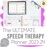 The ULTIMATE Speech Therapy Planner | Digital & Printable SLP Planner 2022-23