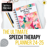 The ULTIMATE Speech Therapy Planner | Digital & Printable 