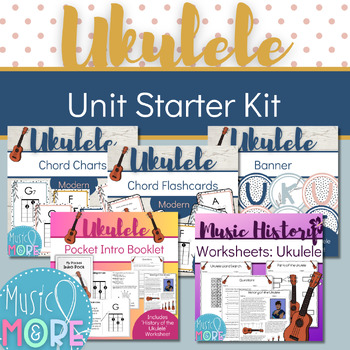 Preview of The ULTIMATE Ukulele Unit Starter Kit {Modern Theme}