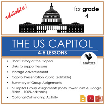 Preview of The US Capitol {Digital & PDF}